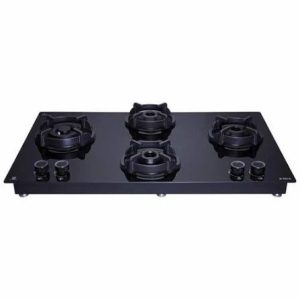 Elica 4-Burner Built-In Gas Hob FLEXI HEXA 491 LOTUS IND HD BRASS